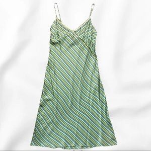 Vintage 1995 Silk Sundress with beaded strap details